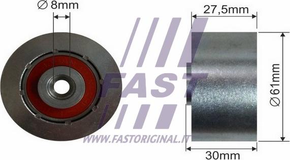 Fast FT44084 - Galoppino / Guidacinghia, Cinghia dentata autozon.pro