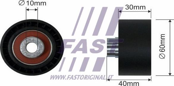 Fast FT44086 - Galoppino / Guidacinghia, Cinghia dentata autozon.pro