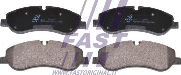 Fast FT29549 - Kit pastiglie freno, Freno a disco autozon.pro