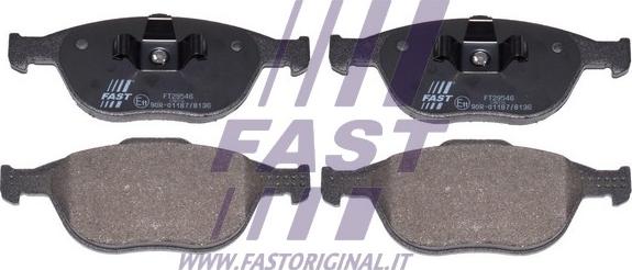 Fast FT29546 - Kit pastiglie freno, Freno a disco autozon.pro