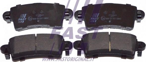 Fast FT29541 - Kit pastiglie freno, Freno a disco autozon.pro