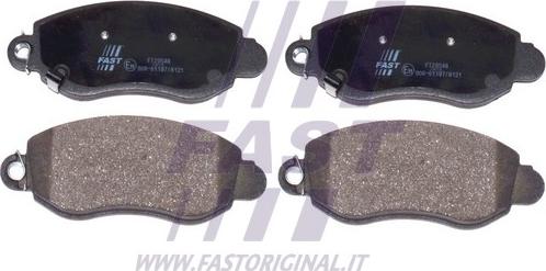 Fast FT29548 - Kit pastiglie freno, Freno a disco autozon.pro