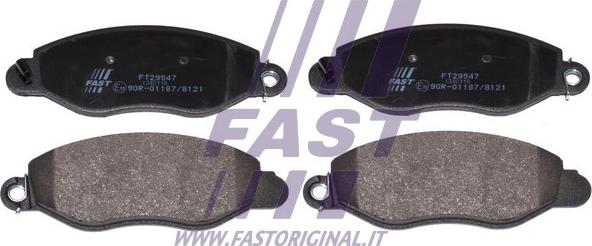 Fast FT29547 - Kit pastiglie freno, Freno a disco autozon.pro