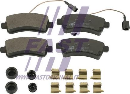 Fast FT29551 - Kit pastiglie freno, Freno a disco autozon.pro