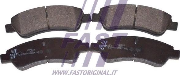 Fast FT29519 - Kit pastiglie freno, Freno a disco autozon.pro