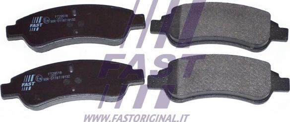 Fast FT29518 - Kit pastiglie freno, Freno a disco autozon.pro