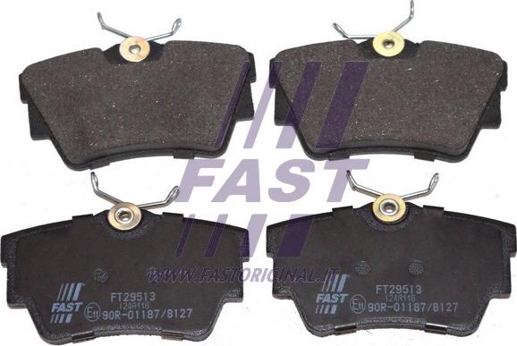 Fast FT29513 - Kit pastiglie freno, Freno a disco autozon.pro