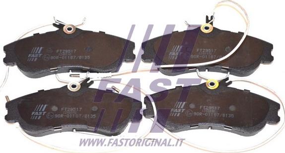 Fast FT29517 - Kit pastiglie freno, Freno a disco autozon.pro