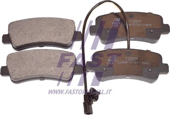 Fast FT29538 - Kit pastiglie freno, Freno a disco autozon.pro