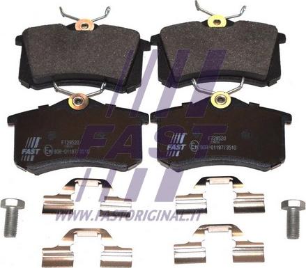 Fast FT29520 - Kit pastiglie freno, Freno a disco autozon.pro