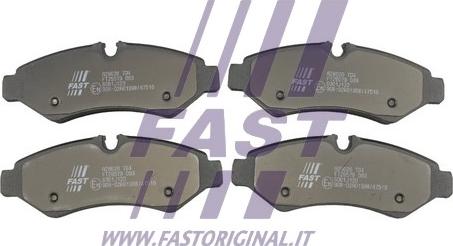 Fast FT29579 - Kit pastiglie freno, Freno a disco autozon.pro