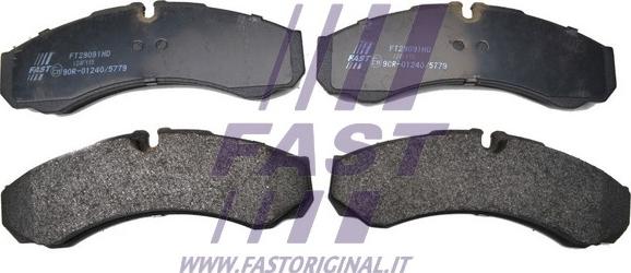 Fast FT29091HD - Kit pastiglie freno, Freno a disco autozon.pro