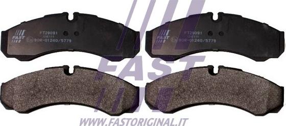 Fast FT29091 - Kit pastiglie freno, Freno a disco autozon.pro