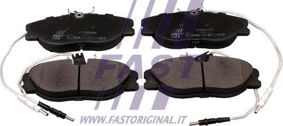 Fast FT29054 - Kit pastiglie freno, Freno a disco autozon.pro