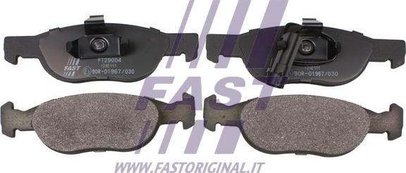 Fast FT29004 - Kit pastiglie freno, Freno a disco autozon.pro