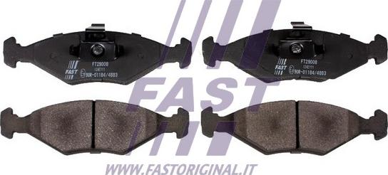 Fast FT29008 - Kit pastiglie freno, Freno a disco autozon.pro