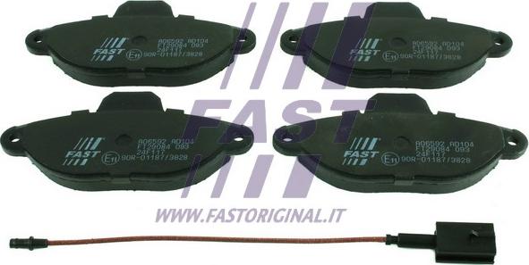 Fast FT29084 - Kit pastiglie freno, Freno a disco autozon.pro