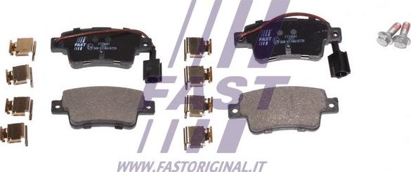 Fast FT29081 - Kit pastiglie freno, Freno a disco autozon.pro