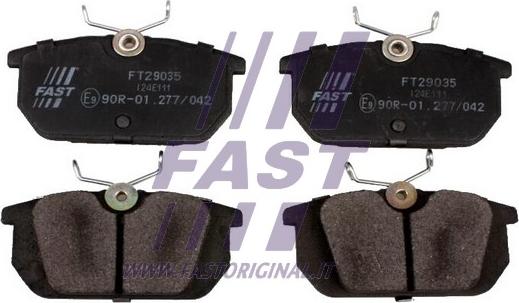 Fast FT29035 - Kit pastiglie freno, Freno a disco autozon.pro