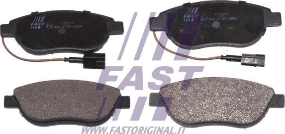 Fast FT29144 - Kit pastiglie freno, Freno a disco autozon.pro