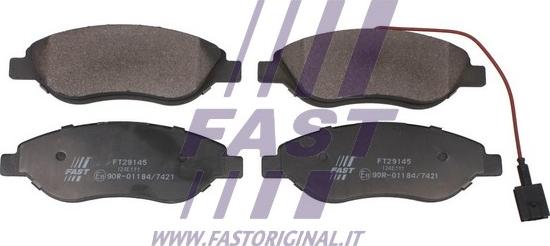 Fast FT29145 - Kit pastiglie freno, Freno a disco autozon.pro