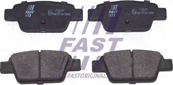 Fast FT29147 - Kit pastiglie freno, Freno a disco autozon.pro