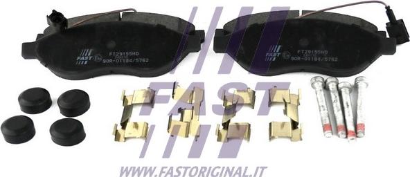 Fast FT29155HD - Kit pastiglie freno, Freno a disco autozon.pro