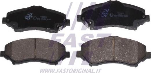 Fast FT29160 - Kit pastiglie freno, Freno a disco autozon.pro