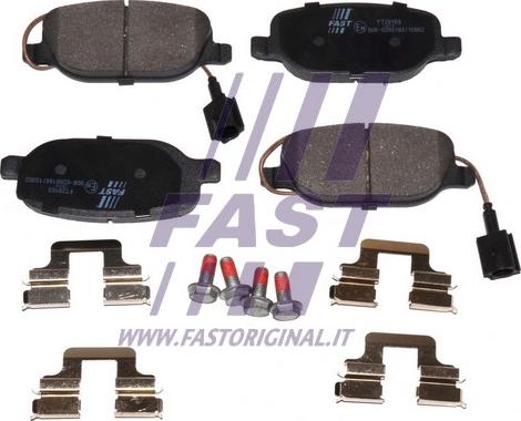 Fast FT29163 - Kit pastiglie freno, Freno a disco autozon.pro