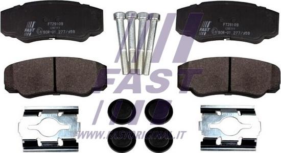 Fast FT29109 - Kit pastiglie freno, Freno a disco autozon.pro