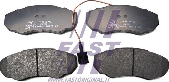 Fast FT29107HD - Kit pastiglie freno, Freno a disco autozon.pro