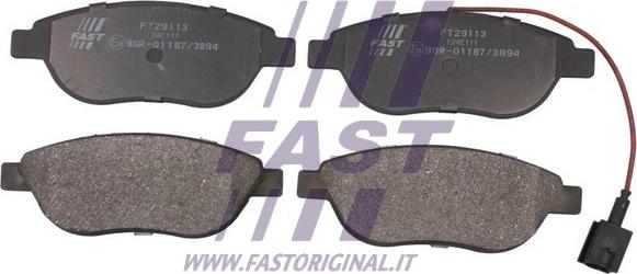 Fast FT29113 - Kit pastiglie freno, Freno a disco autozon.pro