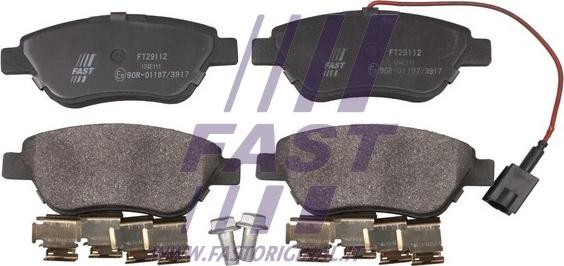 Fast FT29112 - Kit pastiglie freno, Freno a disco autozon.pro