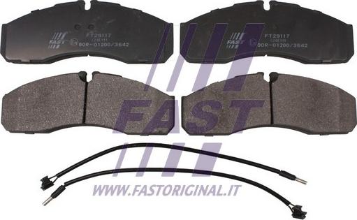 Fast FT29117 - Kit pastiglie freno, Freno a disco autozon.pro