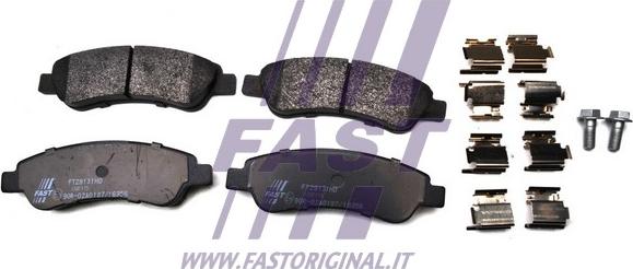 Fast FT29131HD - Kit pastiglie freno, Freno a disco autozon.pro