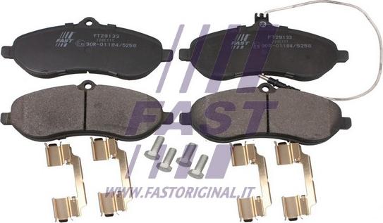 Fast FT29133 - Kit pastiglie freno, Freno a disco autozon.pro