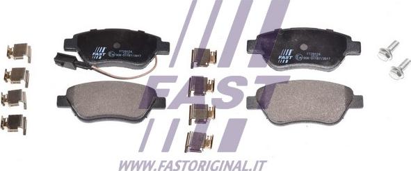 Fast FT29124 - Kit pastiglie freno, Freno a disco autozon.pro