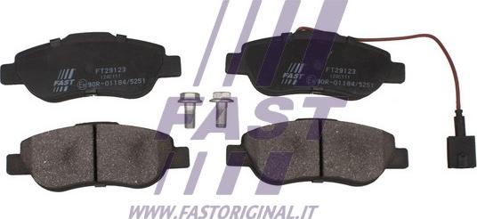 Fast FT29123 - Kit pastiglie freno, Freno a disco autozon.pro