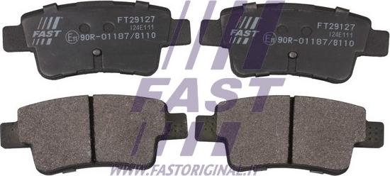 Fast FT29127 - Kit pastiglie freno, Freno a disco autozon.pro