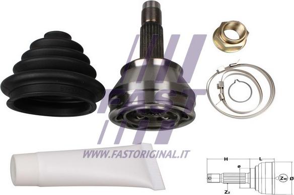 Fast FT25054K - Kit giunti, Semiasse autozon.pro