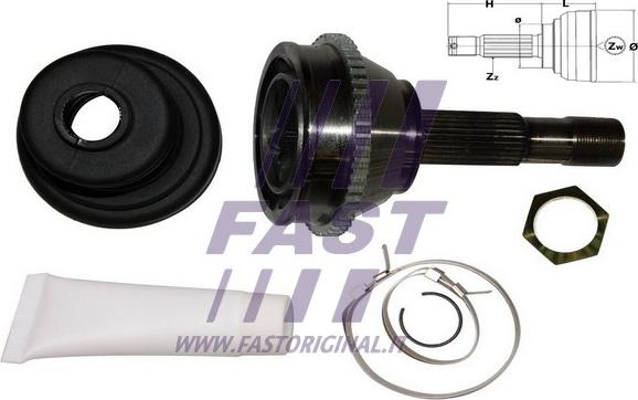 Fast FT25006K - Kit giunti, Semiasse autozon.pro