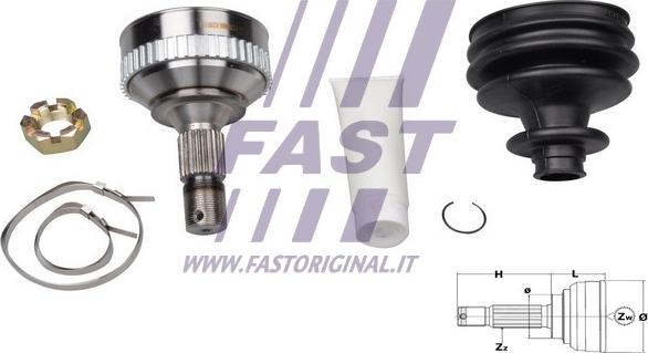 Fast FT25088K - Kit giunti, Semiasse autozon.pro