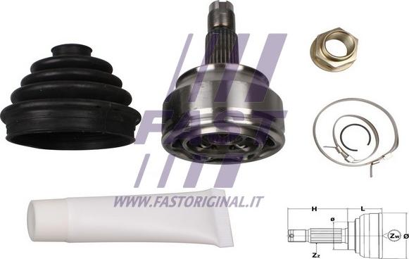 Fast FT25083K - Kit giunti, Semiasse autozon.pro