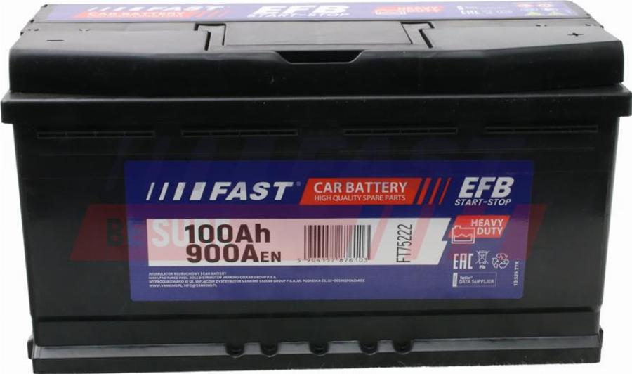 Fast FT75222 - Batteria avviamento autozon.pro