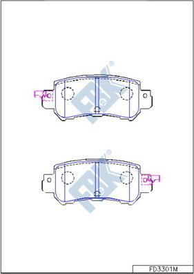 EUROREPAR A411000273 - Kit pastiglie freno, Freno a disco autozon.pro