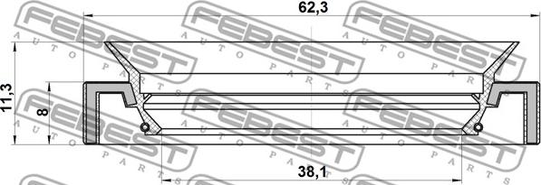 Febest 95HAY-40620811R - Paraolio, Albero primario autozon.pro