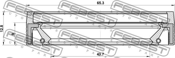 Febest 95MAY-45650913C - Paraolio, Albero trasmissione cambio manuale autozon.pro