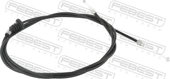 Febest 04101-V93F - Cavo comando cofano motore autozon.pro