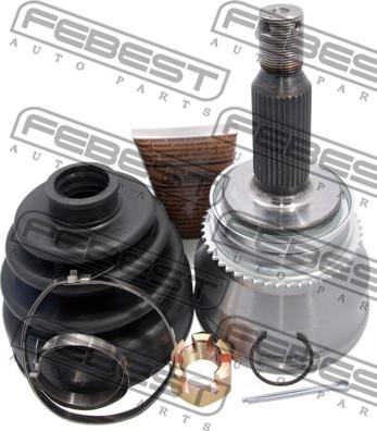 Febest 0410-V75RA50 - Kit giunti, Semiasse autozon.pro