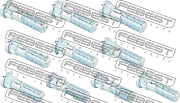 Febest 0484-001-PCS10 - Bullone ruota autozon.pro